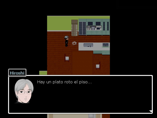 Hay un plato roto en el piso
